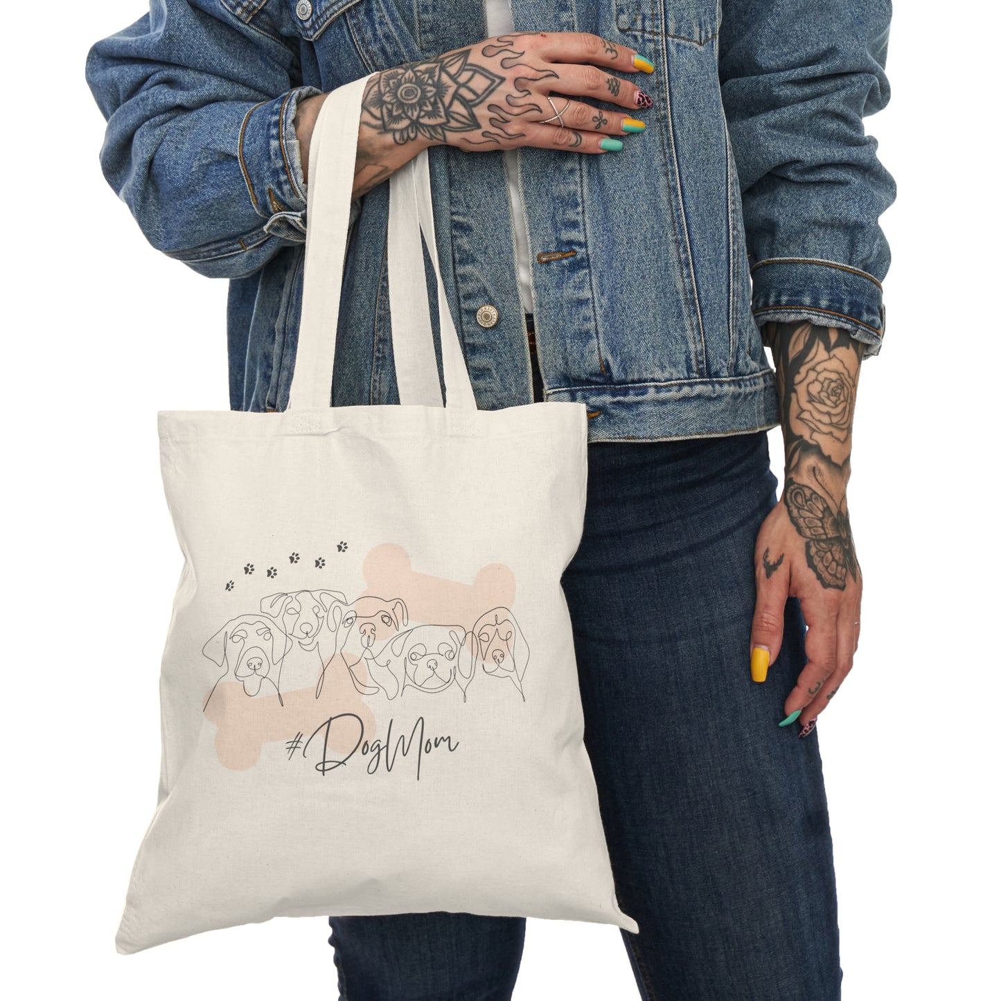 Dog Mom Tote Bag