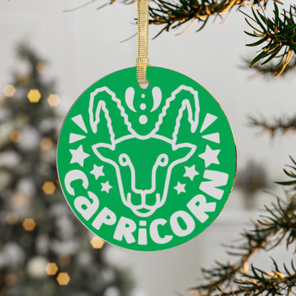 Capricorn Zodiac Keychain