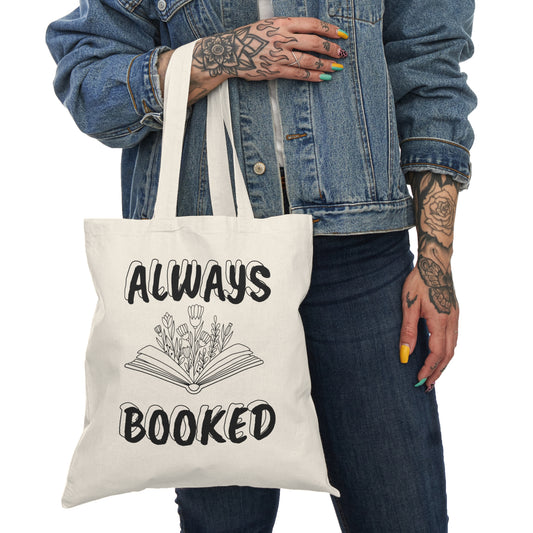 Always Booked tote bag