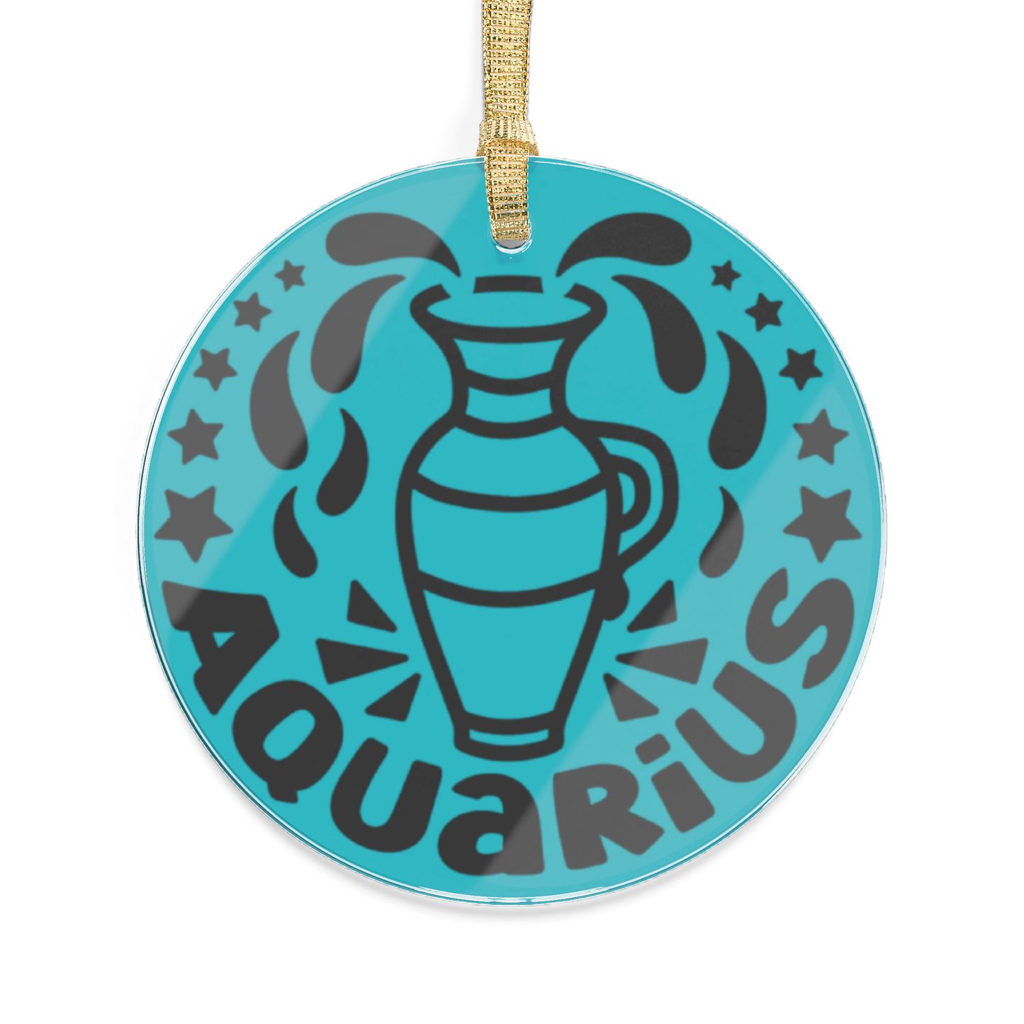 Aquarius Zodiac Keychain