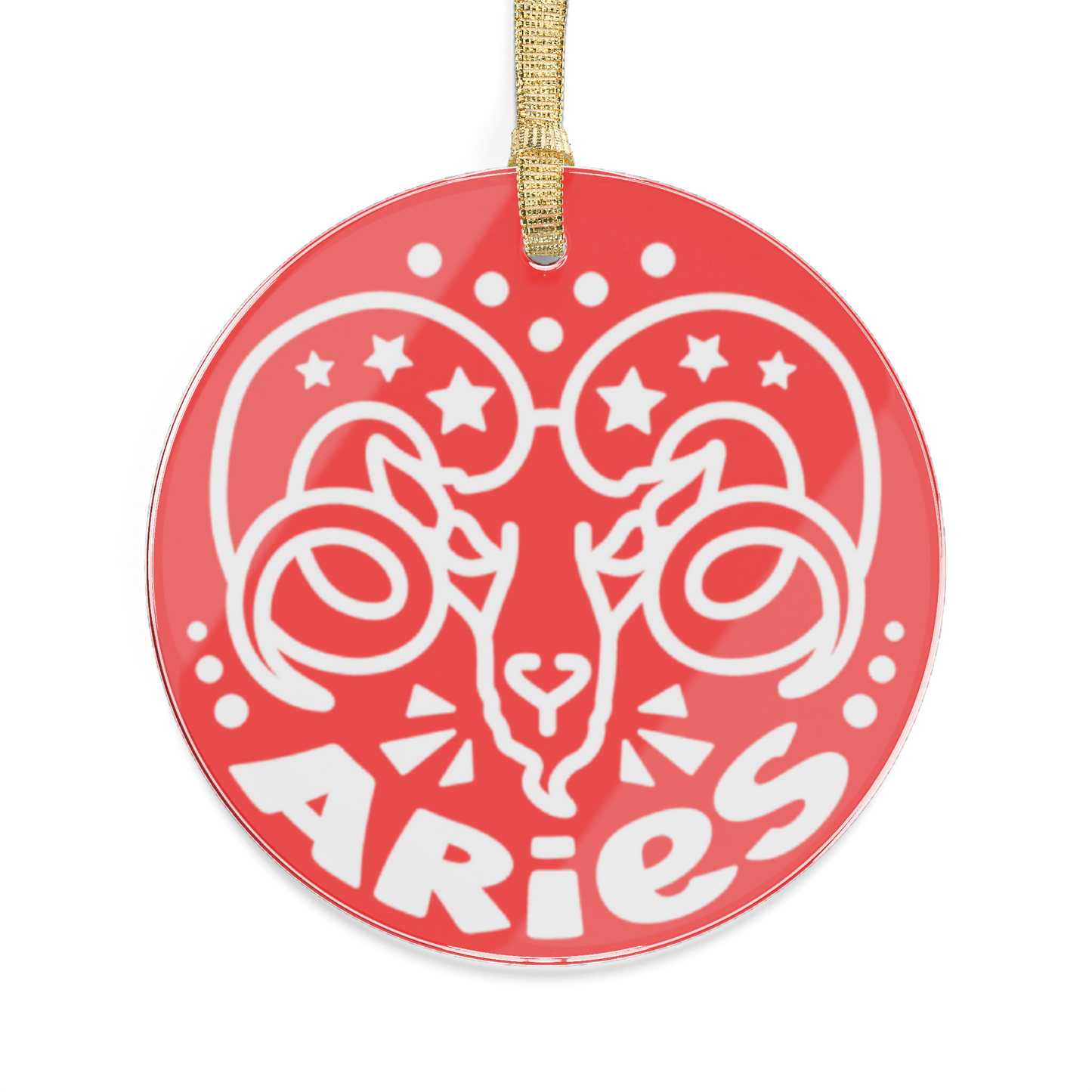 Aries Zodiac Keychain