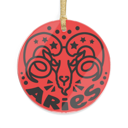 Aries Zodiac Keychain